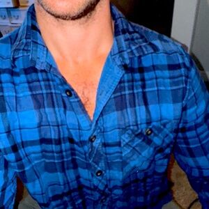 American eagle checkered flannel